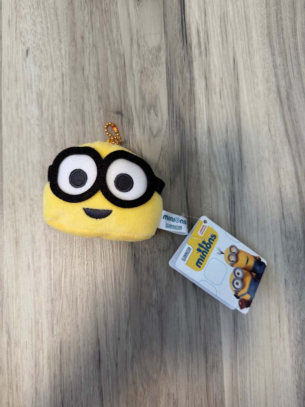 NWT Rare Japan Minions Movie Exclusive Plush Keychain Bob Stuffed Bag Clip